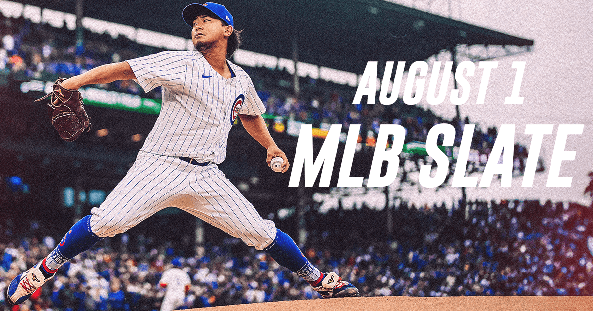 MLB Player Props and Parlays: August 1